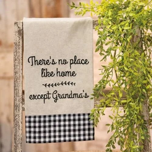 Bed skirts with a Christmas - themed patternNo Place Like Home Dish Towel