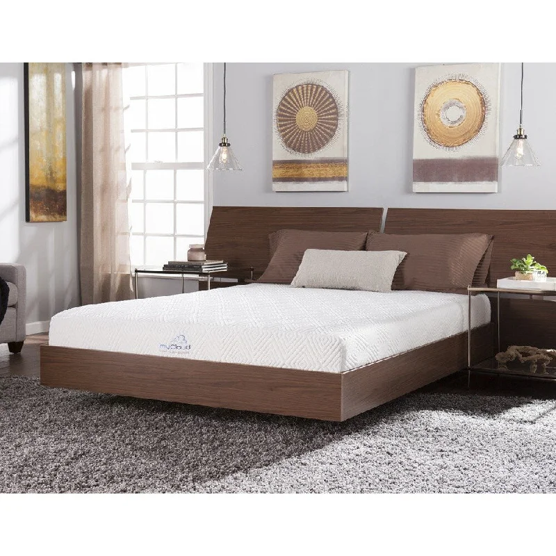 Gel - infused memory foam mattresses for cooler sleepmyCloud Stratus 8-inch Cal King-size Gel Memory Foam Mattress - Multi Gel - infused memory foam mattresses for cooler sleepmyCloud Stratus 8-inch Cal King-size Gel Memory Foam Mattress - Multi