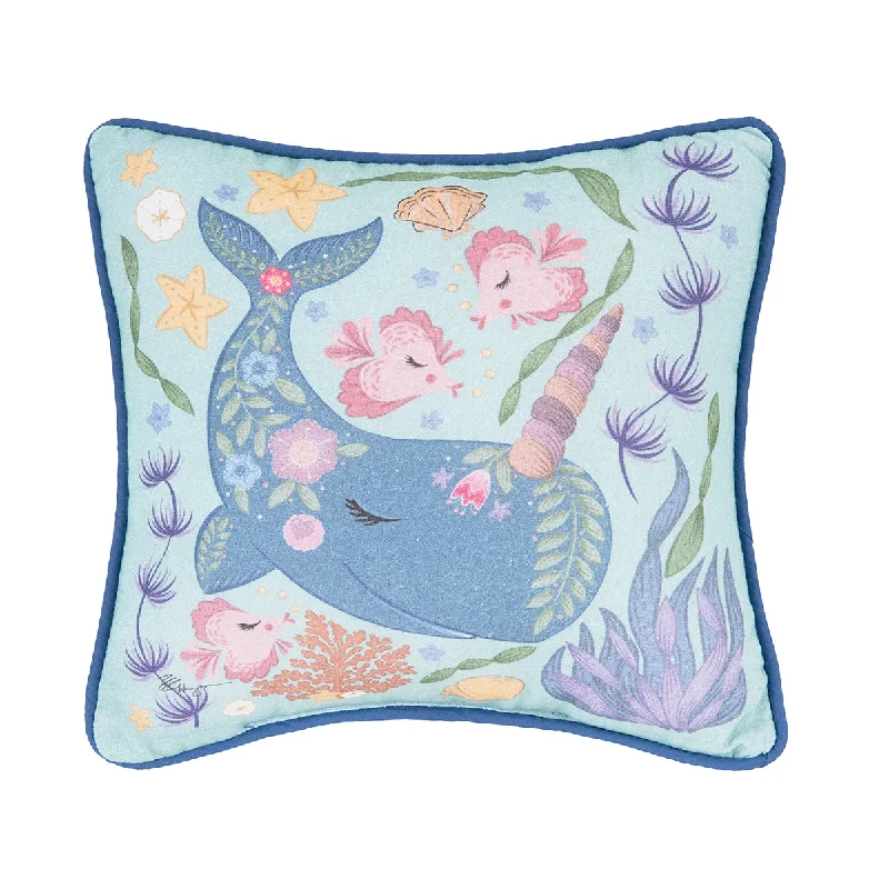Memory Foam Pillows for Neck SupportNarwhal Coral Mini Pillow