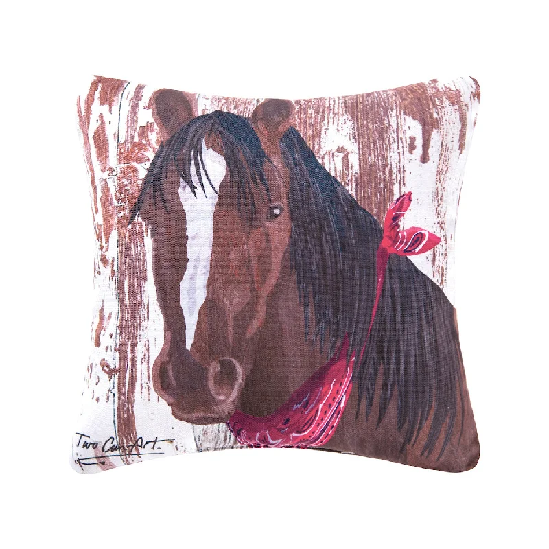 Cotton Pillows for Natural ComfortHorse Pillow