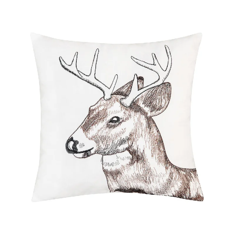 Decorative Pillows for Living Room MakeoverDeer Portrait Pillow