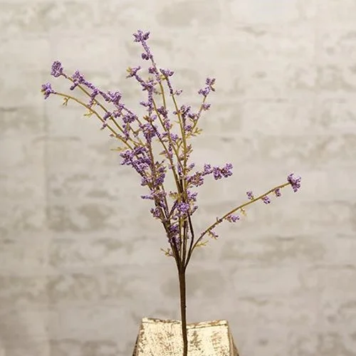 Bed skirts with a multi - colored patternPurple Wildflower Pick 13"