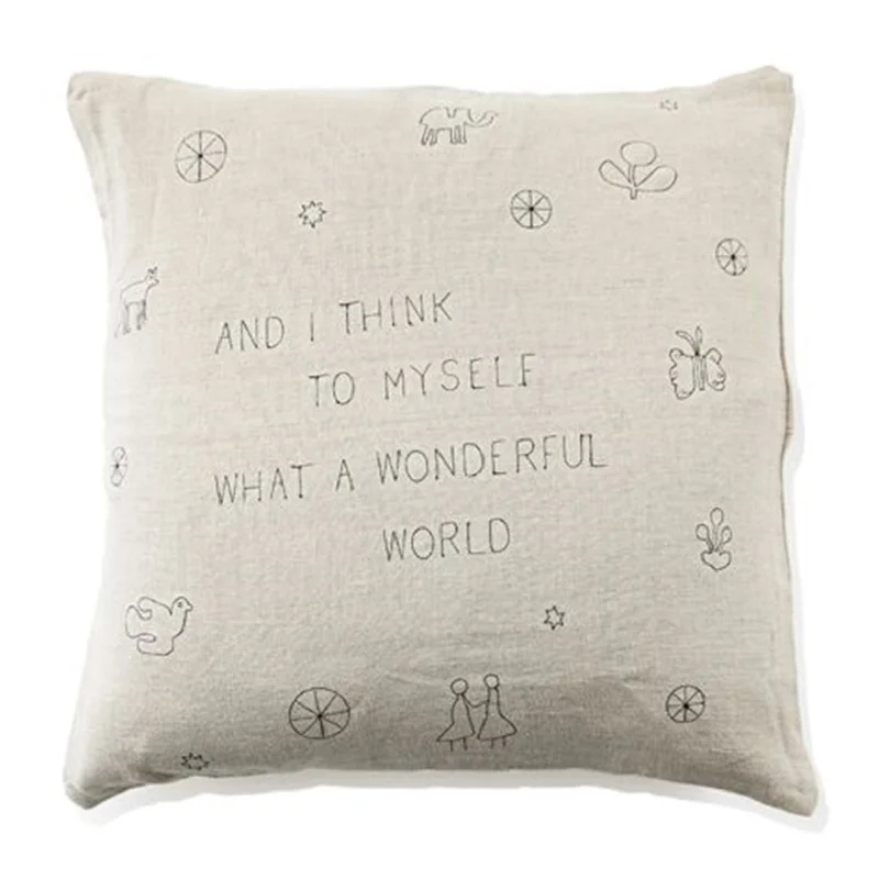 Bolster Pillows for Sofa DecorationSugarboo Designs Wonderful World Pillow