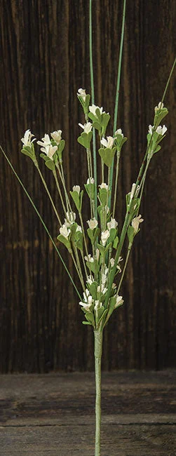 Bed skirts with a flannel material for a cozy winter optionWild Blossom Pick - Cream