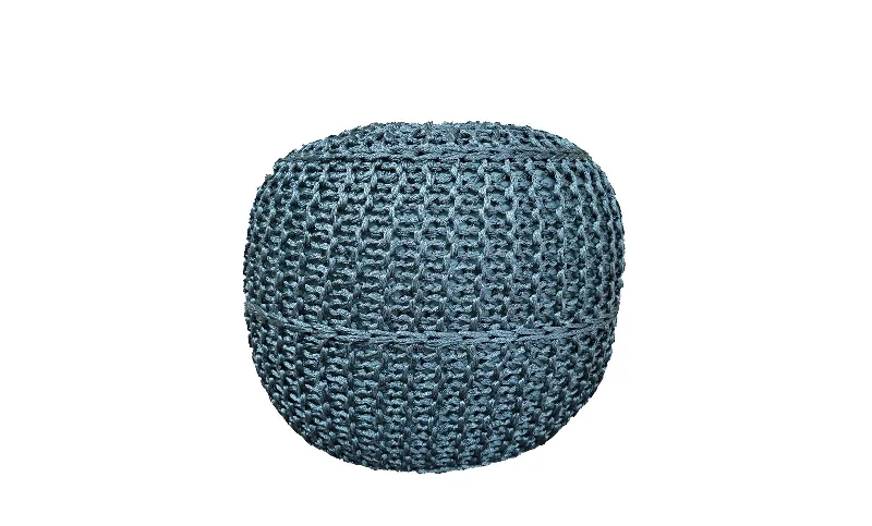 Bamboo - charcoal infused mattresses for odor absorptionCoco Teal Pouf