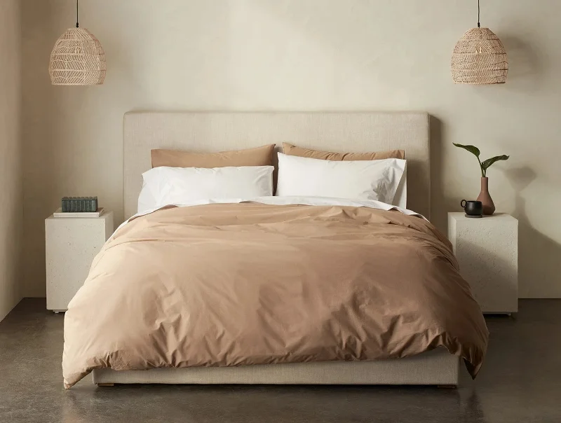 Back Support Pillows for Office ChairsRefined Organic Percale Duvet Cover - Renewed