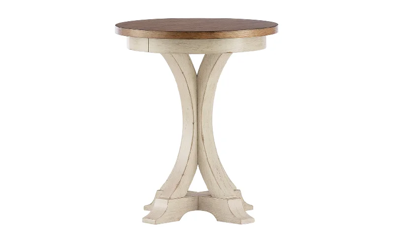 Queen - size mattresses for couples and standard bedroomsFarmhouse Reimagined Round Chairside Table Queen - size mattresses for couples and standard bedroomsFarmhouse Reimagined Round Chairside Table