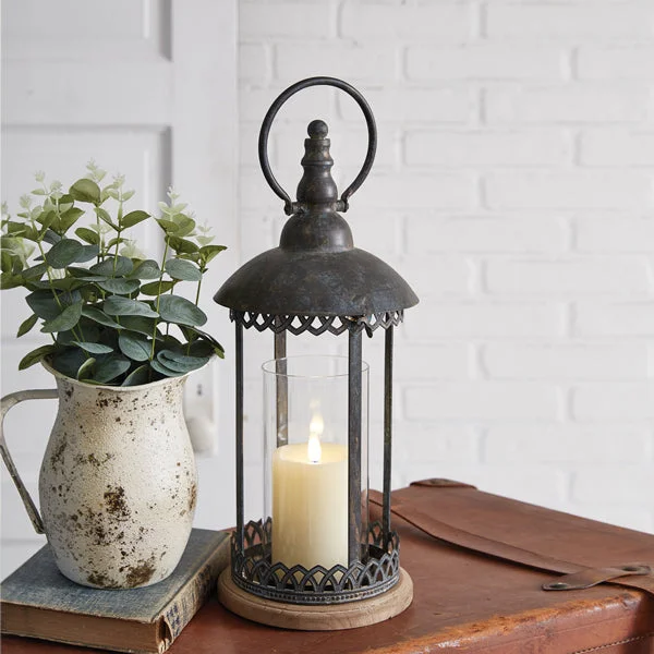 Bed skirts with a modern art - inspired printSmall Peregrine Lantern