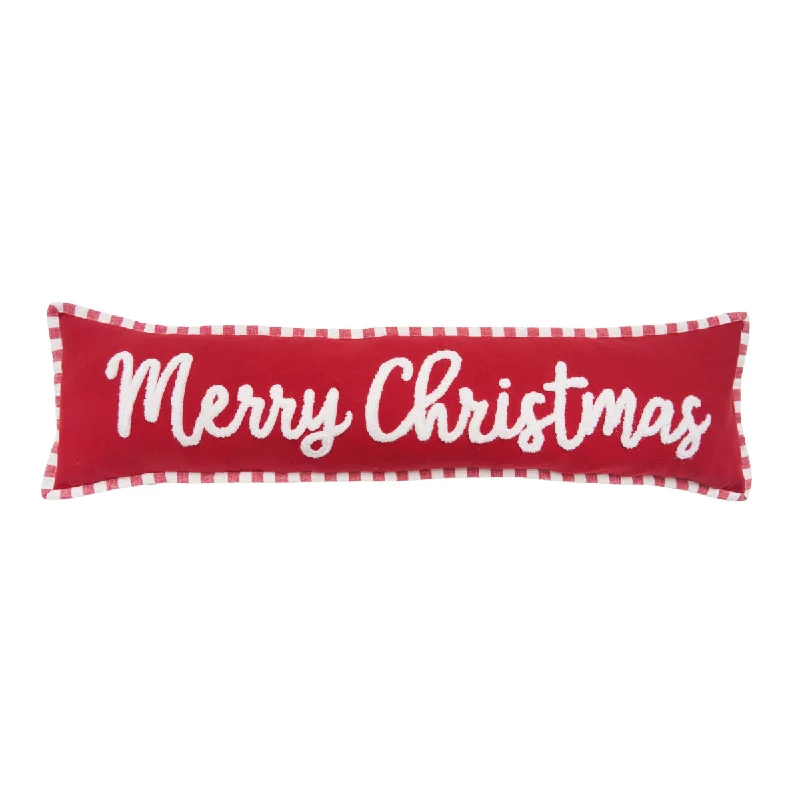 Back Support Pillows for Office ChairsMerry Christmas Stripe Pillow