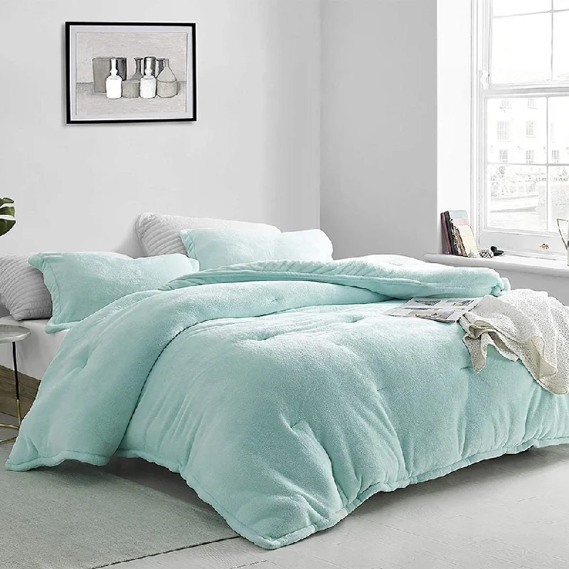 Wool - filled comforters with natural moisture - wicking and temperature - regulating featuresPorch & Den Clematis Blue Oversized Comforter