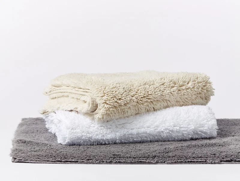 Plush Pillows for a Cozy BedShag Organic Bath Rug - Renewed