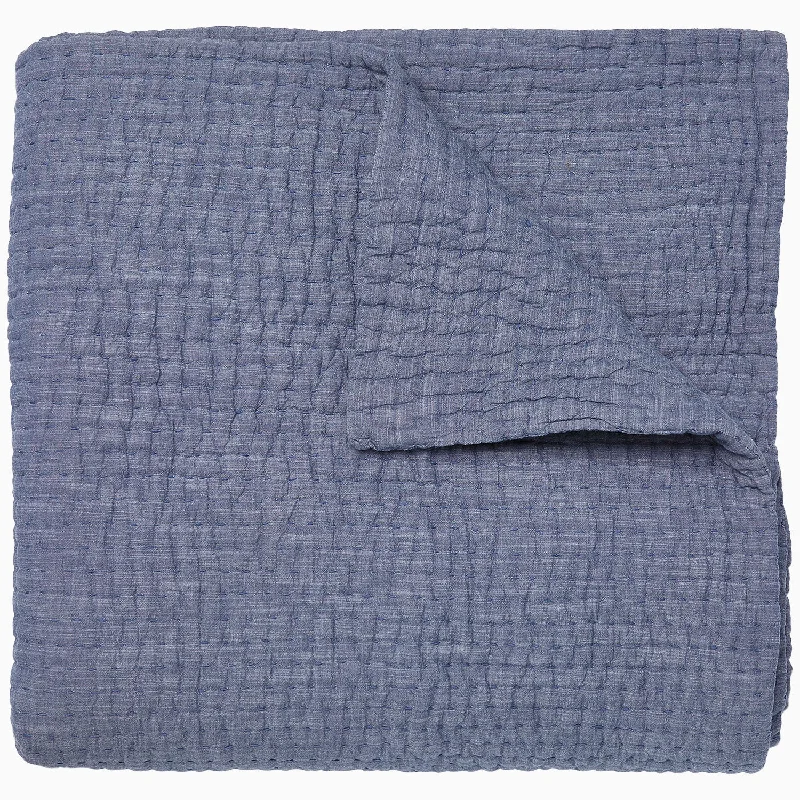 Bolster Pillows for Sofa DecorationVivada Indigo Woven Quilt