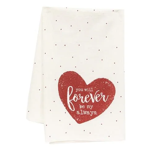 Bed skirts with a jacquard weave for a textured lookYou Will Forever Be My Always Dish Towel Bed skirts with a jacquard weave for a textured lookYou Will Forever Be My Always Dish Towel