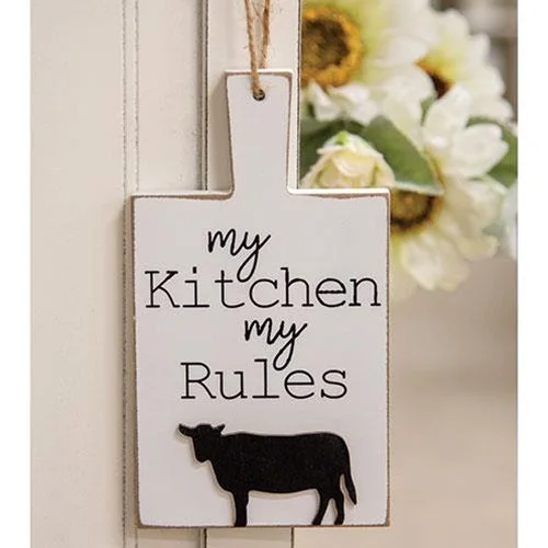 Bed skirts in bold colors for a statement - making lookDistressed My Kitchen My Rules Cutting Board Ornament Bed skirts in bold colors for a statement - making lookDistressed My Kitchen My Rules Cutting Board Ornament