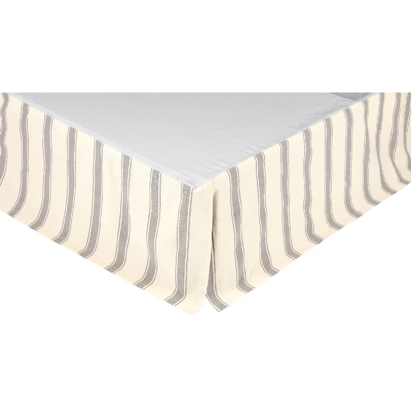 Bed skirts with a satin finish for a shiny appearanceGrace King Bed Skirt 78x80x16