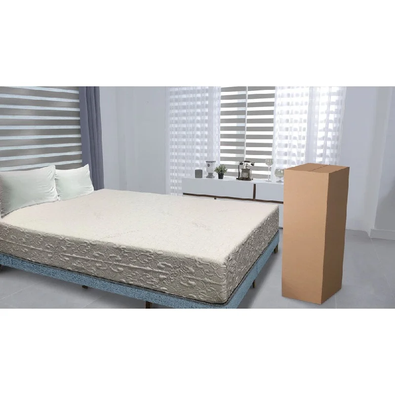 Hybrid mattresses combining foam and innerspring technology14-inch Queen-size Memory Foam Mattress - WHITE Hybrid mattresses combining foam and innerspring technology14-inch Queen-size Memory Foam Mattress - WHITE