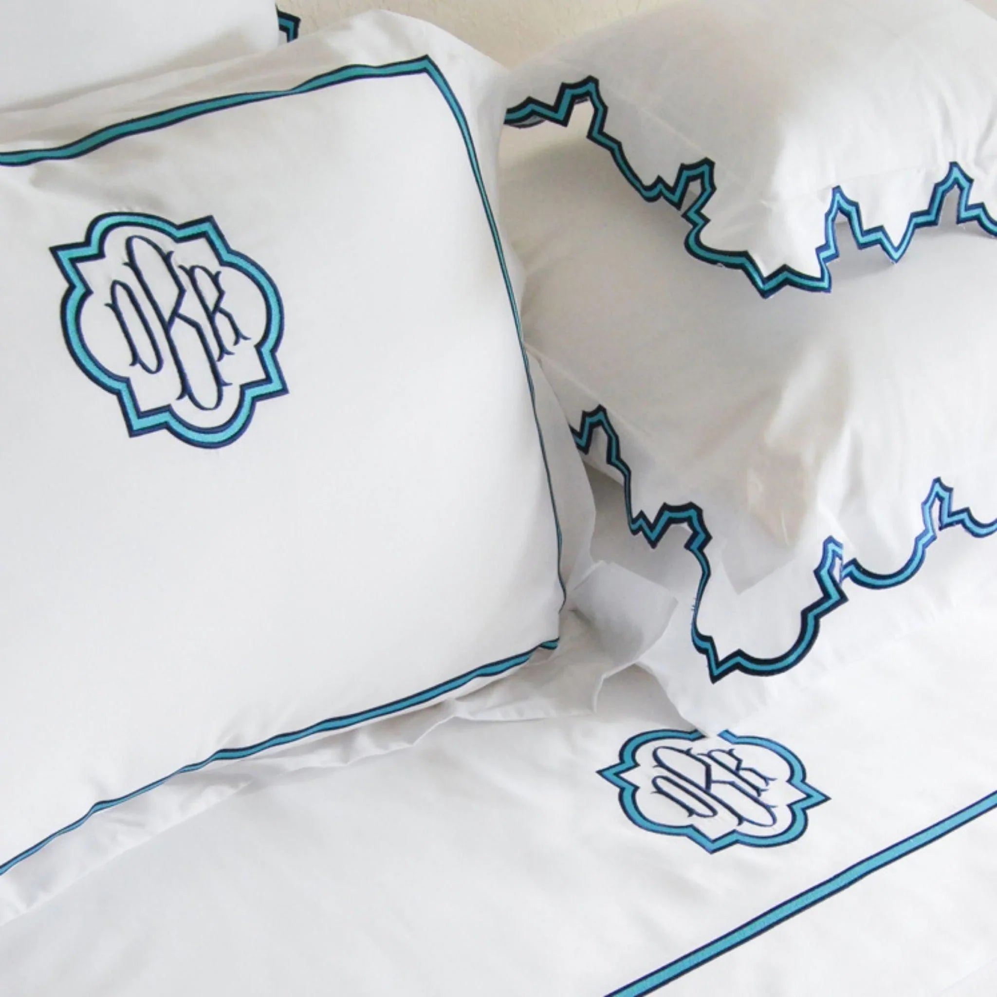Queen - size duvets suitable for standard queen - sized mattressesIbiza Scalloped Duvet Cover Queen - size duvets suitable for standard queen - sized mattressesIbiza Scalloped Duvet Cover