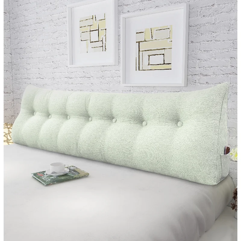 Orthopedic Pillows for Back Pain ReliefWOWMAX Bed Rest Wedge Reading Pillow Headboard Back Support Cushion