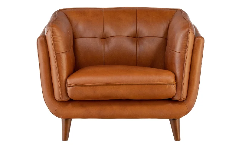 Latex mattresses with natural bounce and breathabilitySeymour Leather Chair