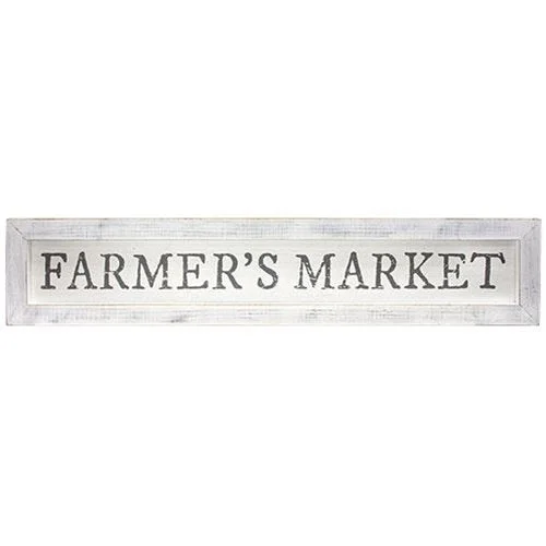 Bed skirts with a unicorn - themed print for kids' bedsFarmer's Market White Framed Sign Bed skirts with a unicorn - themed print for kids' bedsFarmer's Market White Framed Sign
