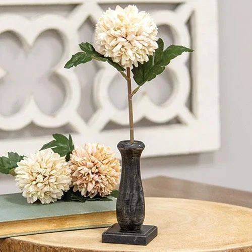 Bed skirts with a ruffled tiered designCurvy Black Spindle Flower Holder