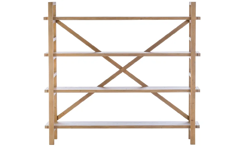 Wool - filled mattresses for natural insulation and moisture - wickingToscana Sundried Wheat Bookcase
