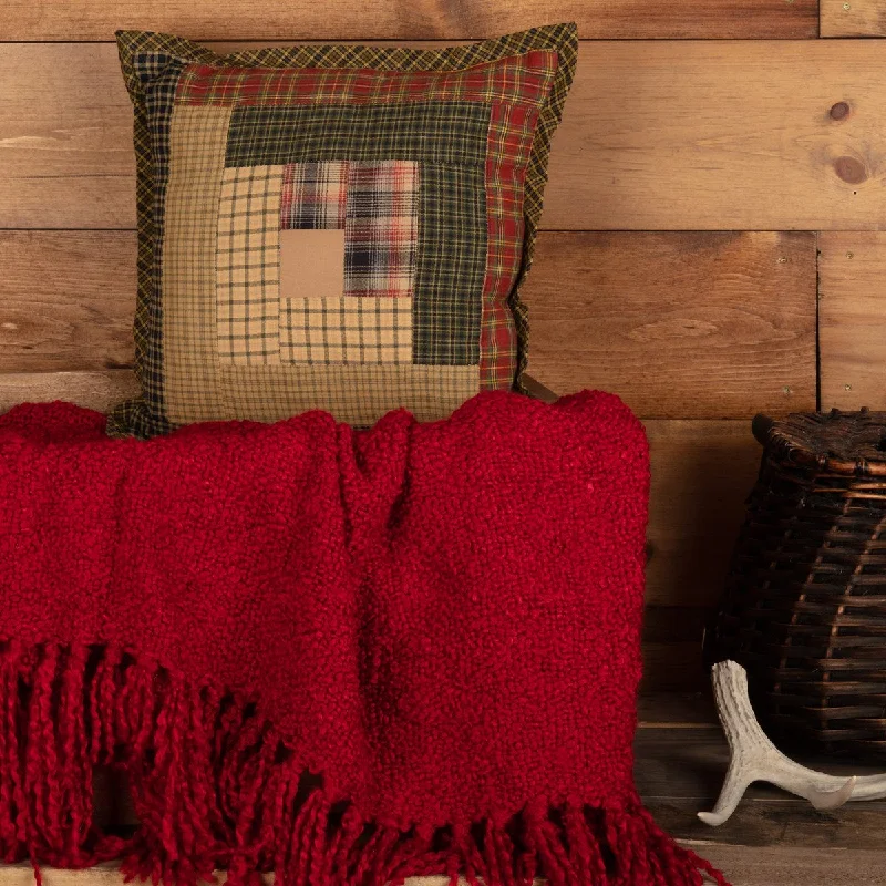 Square Pillows for Modern Home DecorCabin Patch Pillow 12"