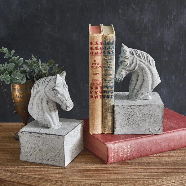 Bed skirts in bold colors for a statement - making lookRoman Horse Bookends