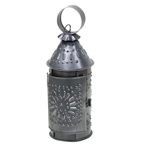 Bed skirts with a high - quality elastic waistbandRevere Lantern in Antiqued Tin