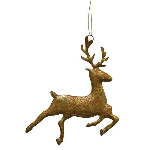 Bed skirts with a country - style patternRusty Reindeer Ornament 5"