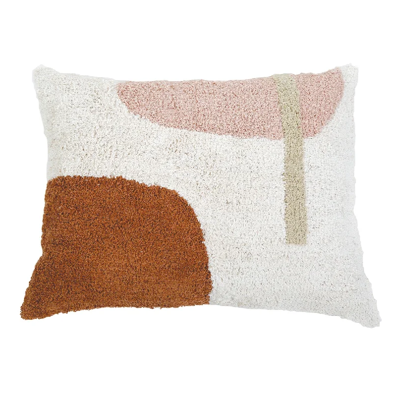 Round Pillows for Boho-Style InteriorsAriel Hand Woven Big Pillow With Insert