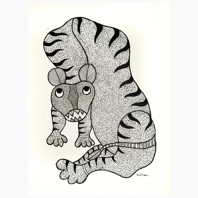 Memory Foam Pillows for Neck SupportFolded Tiger