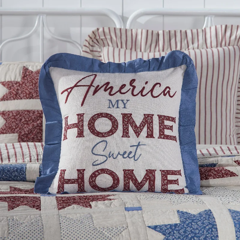 Velvet Pillows for a Touch of EleganceCelebration Home Sweet Home Pillow 18x18 VHC Brands