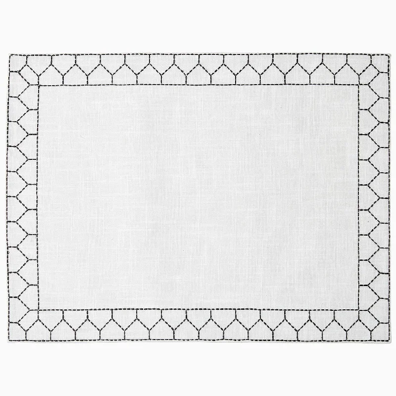 Down Alternative Pillows for Ethical ChoicesStitched Indigo Placemat