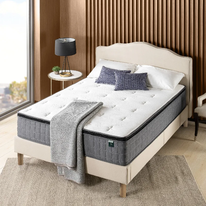 Natural latex and organic cotton blend mattressesPriage by ZINUS 12-inch Cool Touch Comfort Gel-infused Hybrid Mattress
