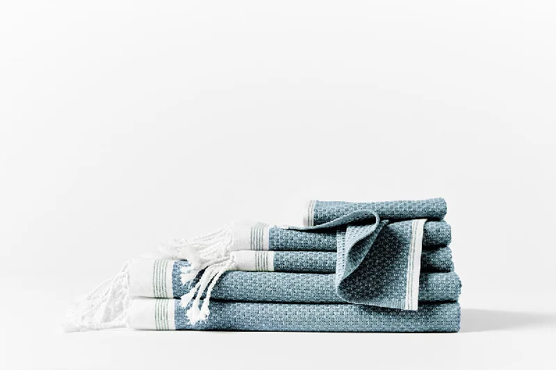 Velvet Pillows for a Touch of EleganceMediterranean Organic Towels - Set of 6 - Renewed