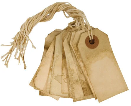 Bed skirts with a football - team - colored patternTea-Stained Tags 4-3/4"
