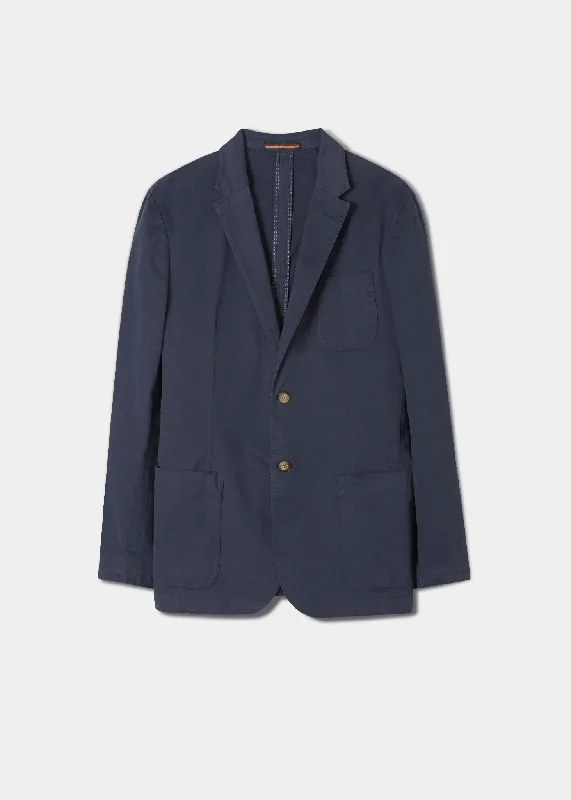 Heymouth Men's Cotton Blazer In Navy