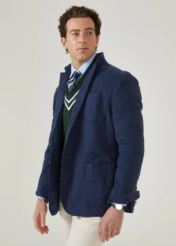 Heymouth Men's Cotton Blazer In Navy