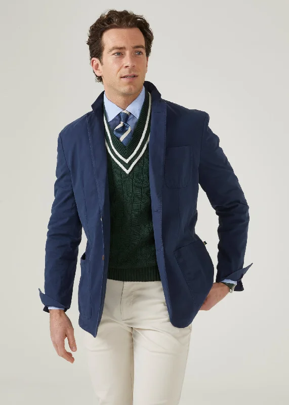 Heymouth Men's Cotton Blazer In Navy