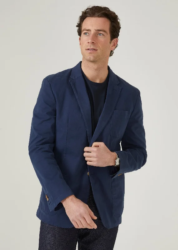 Heymouth Men's Cotton Blazer In Navy