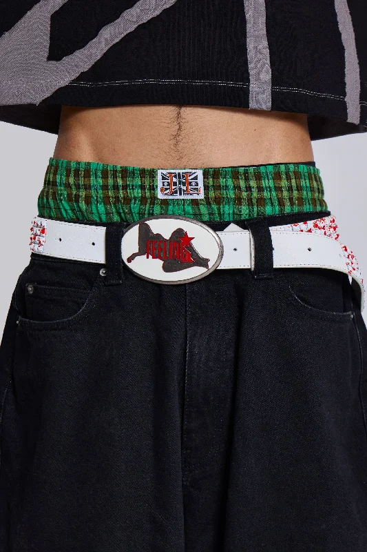 Apple Check Boxers