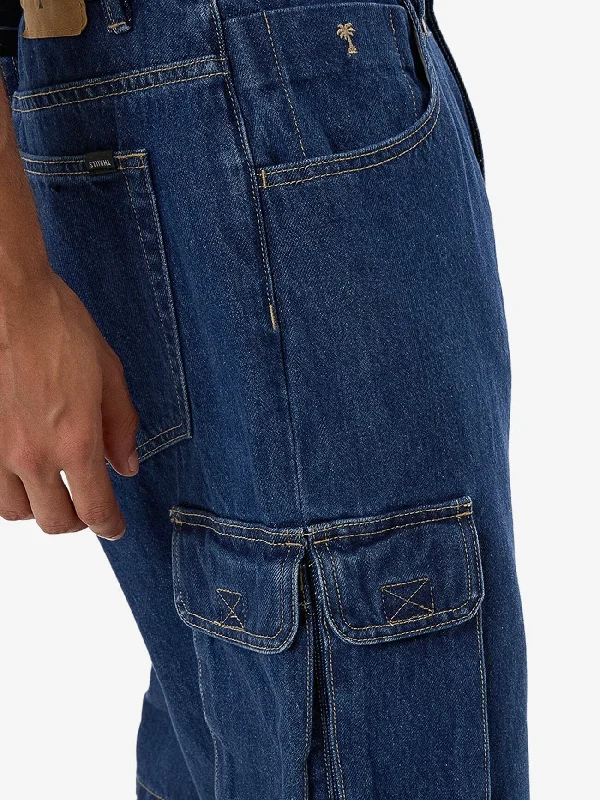 Big Slacker Denim Cargo Short - Union Blue