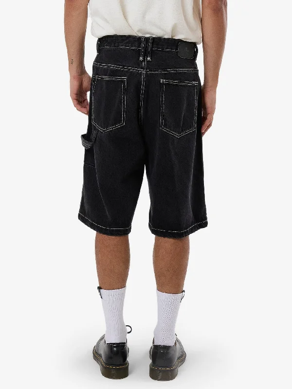 Big Slacker Denim Short - Aged Black