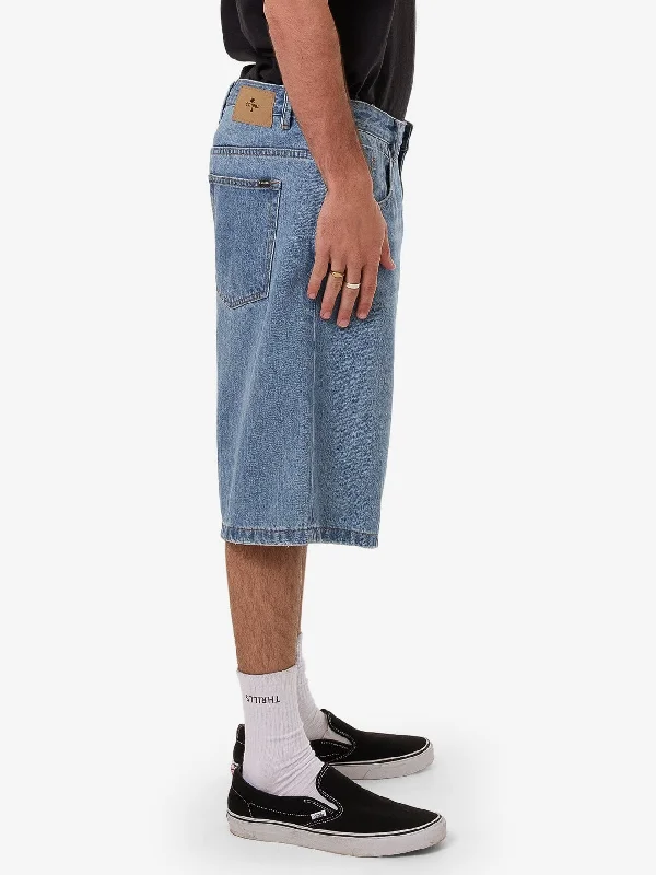 Big Slacker Denim Short - Dark Dust Blue