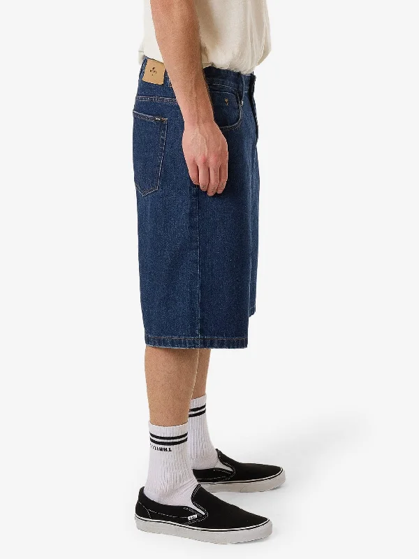 Big Slacker Denim Short - Double Indigo Rinse