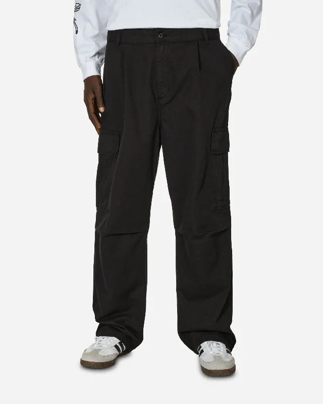 Cole Cargo Pants Black (Garment Dyed)