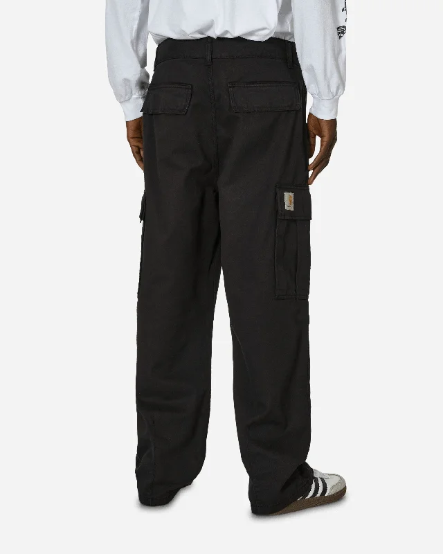 Cole Cargo Pants Black (Garment Dyed)