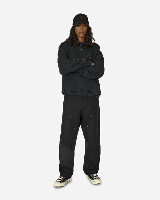 Walter Double Knee Pants Black (Rinsed)