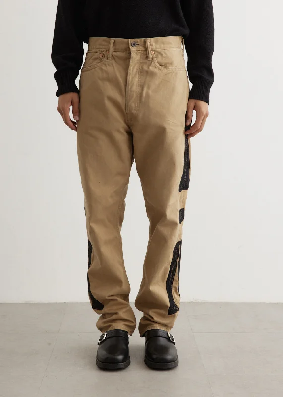 Chino Mexican Tuxedo 5P Okagilly Trousers